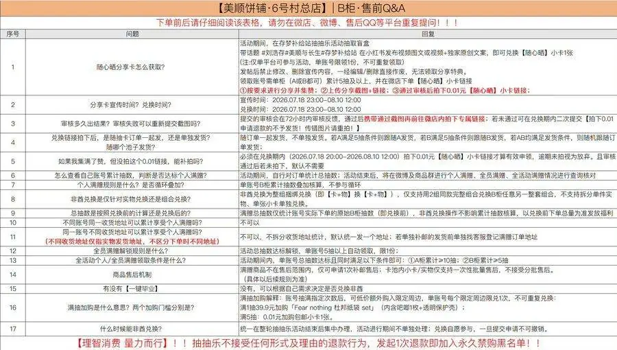 售前Q&A